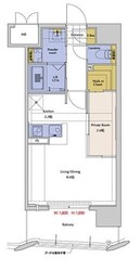 ネストピア東比恵駅前の物件間取画像